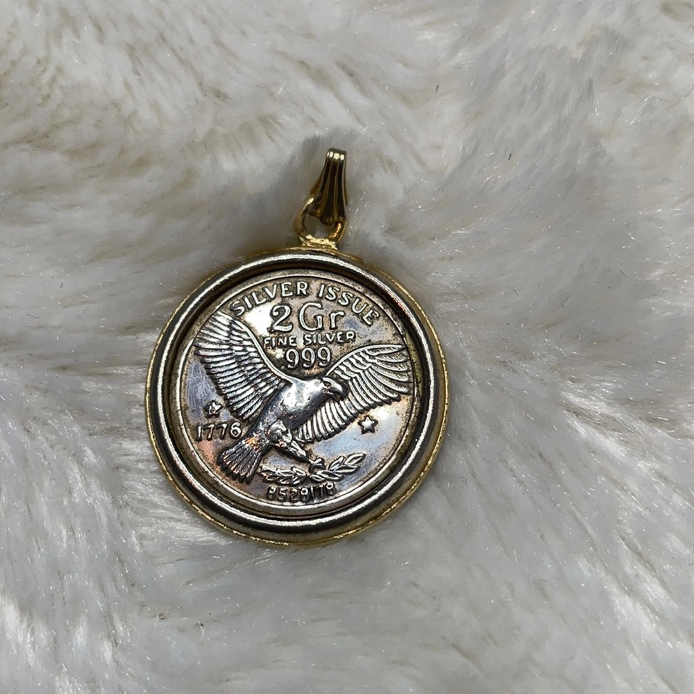 1776 Vintage Coin pendent